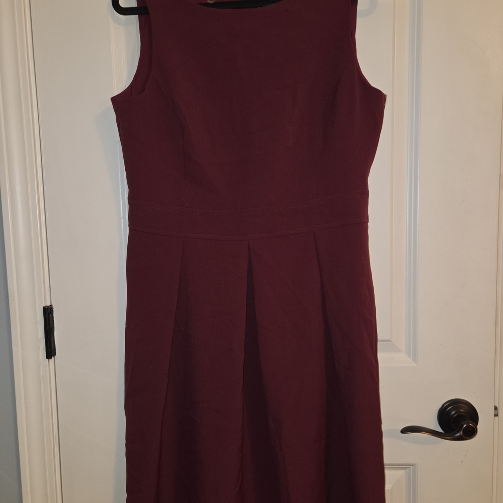 Anne Klein Rich Burgundy Midi Dress